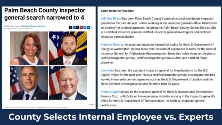 WPB History of “Pay-to-Play” Corruption Allegations Continue