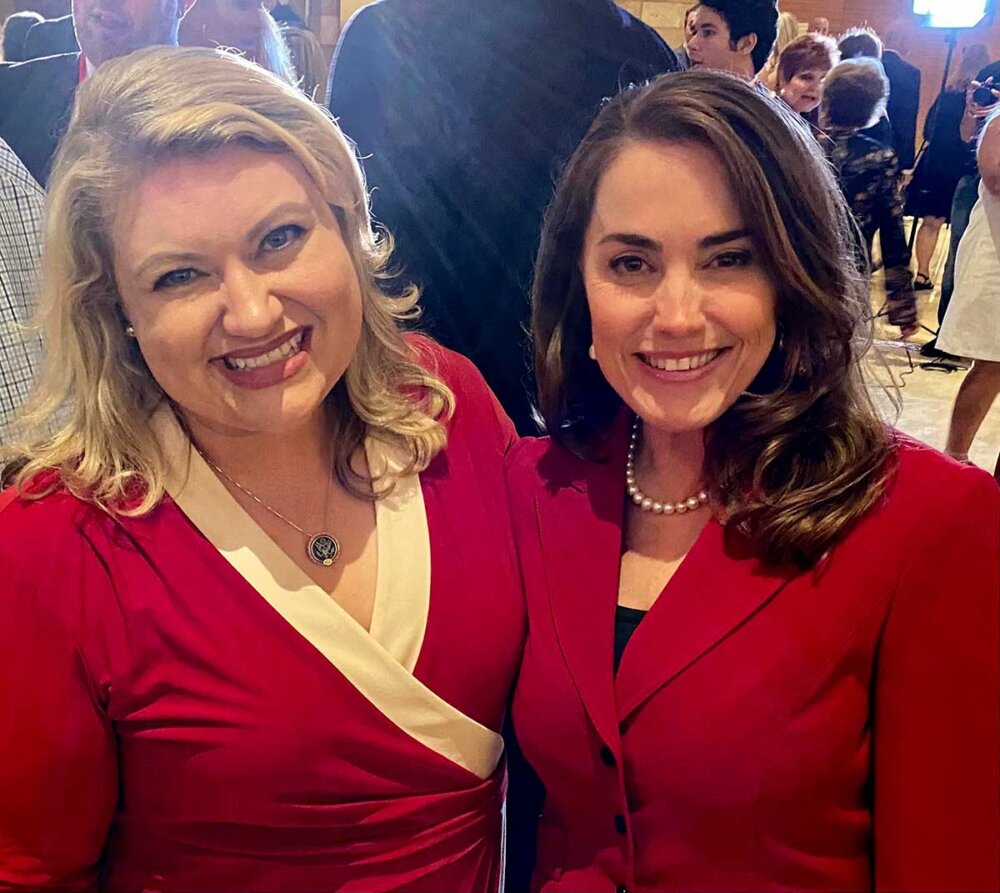 Deborah Adeimy with Congresswoman Kat Cammack