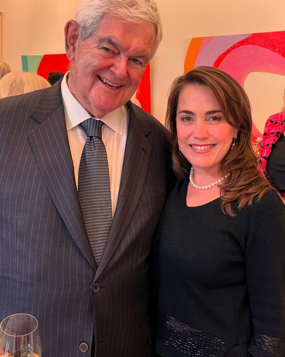 Deb Adeimy with Former Speaker of the House Newt Gingrich